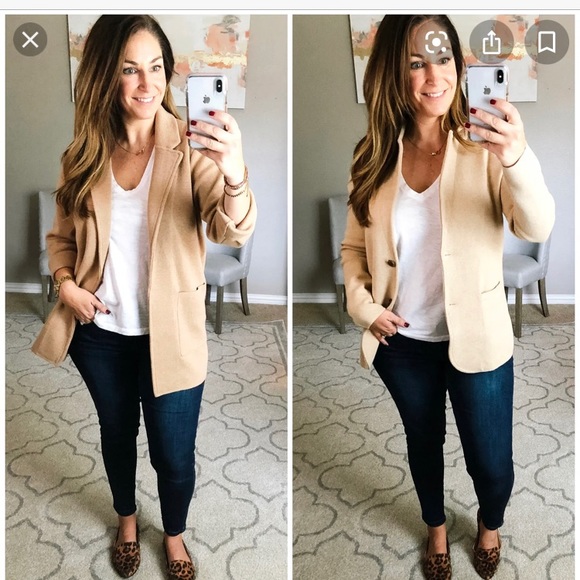 J. Crew Jackets & Blazers - J.Crew sweater blazer M